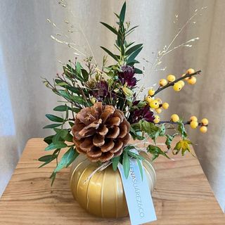 Violetero bajo dorado 