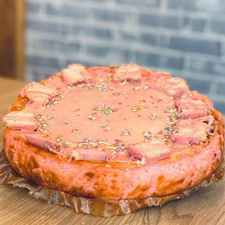 Tarta de queso y pantera rosa