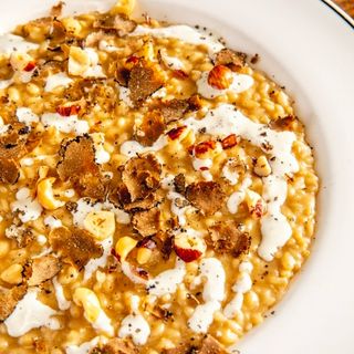 Risotto con Trufa y Champiñones