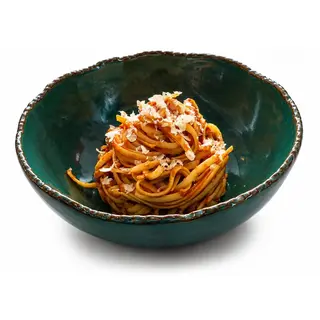 Tallarines con tomate
