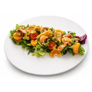 Ensalada de salmón ahumado