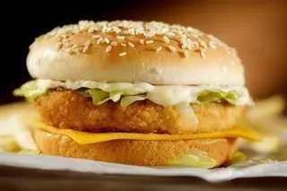 Hamburguesa De Pollo Completa