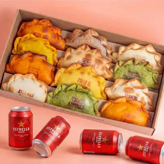 Combo amigos Pack 12 empanadas + 4 bebidas
