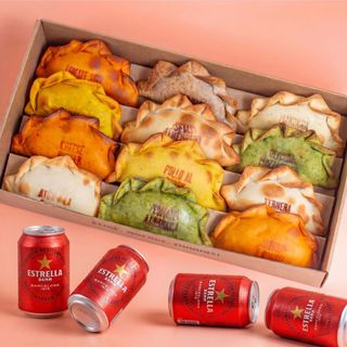 Pack Amigos: 12 empanadas + 4 bebidas