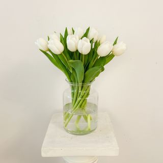 Ramo de 10 Tulipanes Blancos 