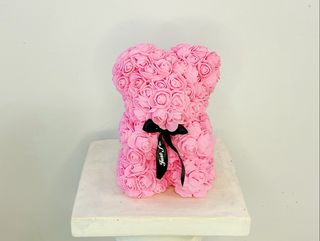Osito de Rosas Rosa "8M"