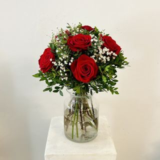 Ramo de 6 Rosas Rojas - Sant Jordi