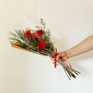 Ramo de 3 Rosas Rojas - Sant Jordi