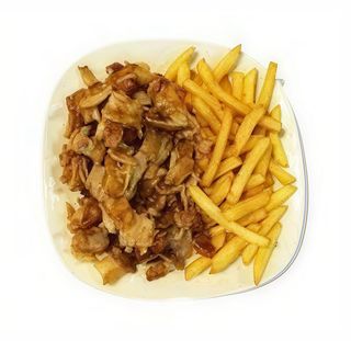 Patatas Fritas Grande Con Carne