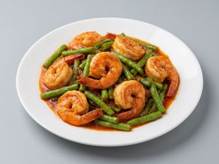 Phad Prik Khing Con Langostinos