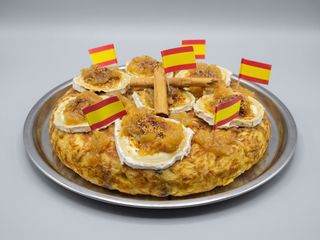 Rulo De Cabra Con Cebolla Caramelizada Y Miel