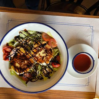 Ensalada queso de cabra