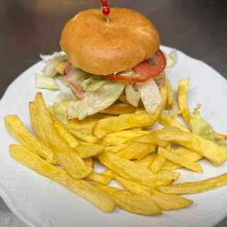 Hamburguesa de buey con queso de Valdeón