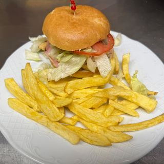 Hamburguesa de Buey con bacon