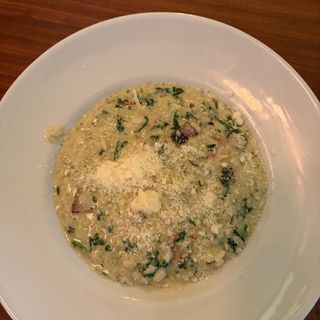 Risdotto Gorgonzola e spinaci