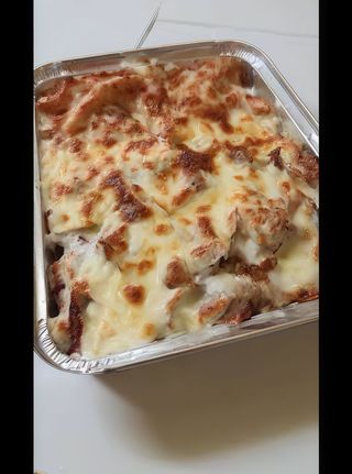 Plato Kebab Al Horno Con Queso Mozzarella