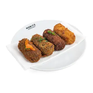 Assortiment de quatre croquetes