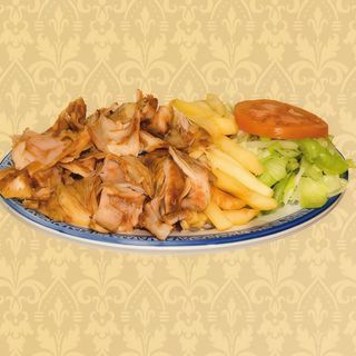Plato Döner Kebab De Pollo