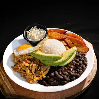 Pabellón a caballo de pollo (caballo es solo el nombre)