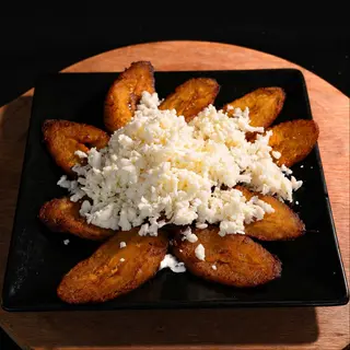 Tajadas con queso