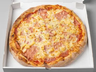 Pizza hawaiana (33x33 cm.)