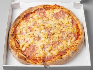 Pizza hawaiana (33x33 cm.)