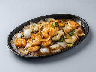 Gambas Salteadas A La Plancha