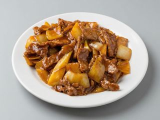 ternera con salsa de ostras