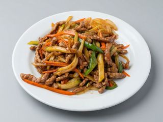 ternera con verduras