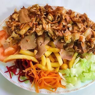 Plato Doner Kebab Con Patatas