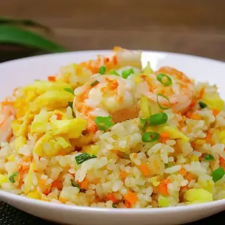 Arroz Frito Con Gambas