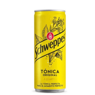 tonica schweppes lata 330ml.