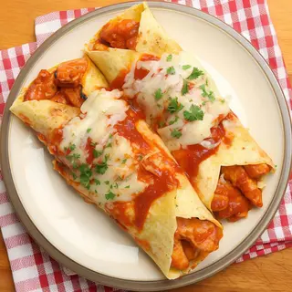 Enchiladas Rellenas De Carne