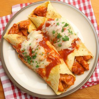 Enchiladas Rellenas De Carne