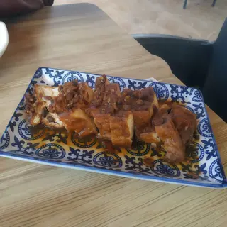 Tofu Frito En Guiso Picante