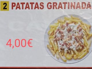 Patatas  gratinada