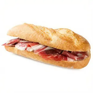 Bocadillo De Jamón Y Queso