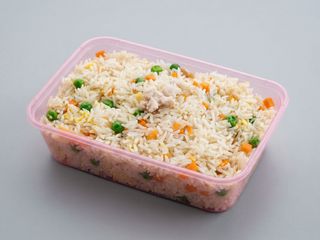 arroz frito con pollo