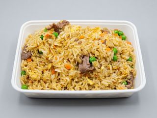 Arroz Frito Con Ternera Y Curry