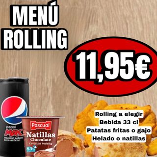 Menú Rolling