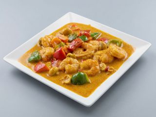 Gambas Al Curry Al Estilo Tailandés