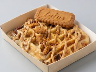 Gofre Con Sirope Galleta Lotus