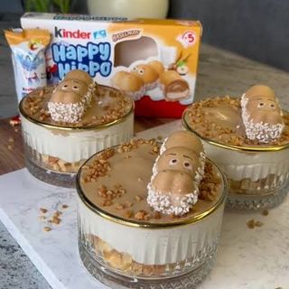 Vasito cheesecake Happy hippo