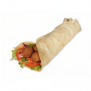 Falafel En Pan Rollo