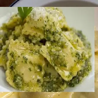 Raviolis de Verdura al Pesto