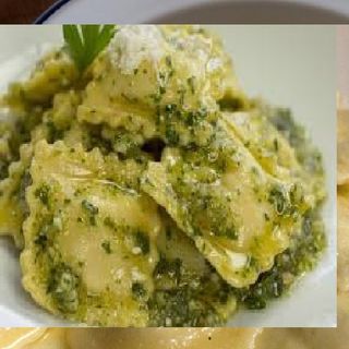 Raviolis de Verdura al Pesto
