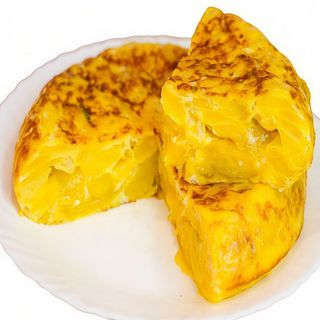 Tortilla Con Patatas Y Cebolla