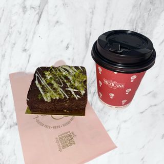 Pack Café La Mexicana y brownie Keto
