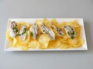 Tapa Papas Con Boquerones