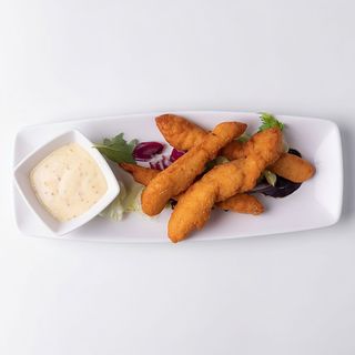 Fingers De Solomillo De Pollo Con Salsa Mostaza Y Miel (5 Uds.)